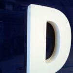 3D letter