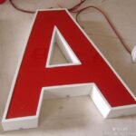 3D letter