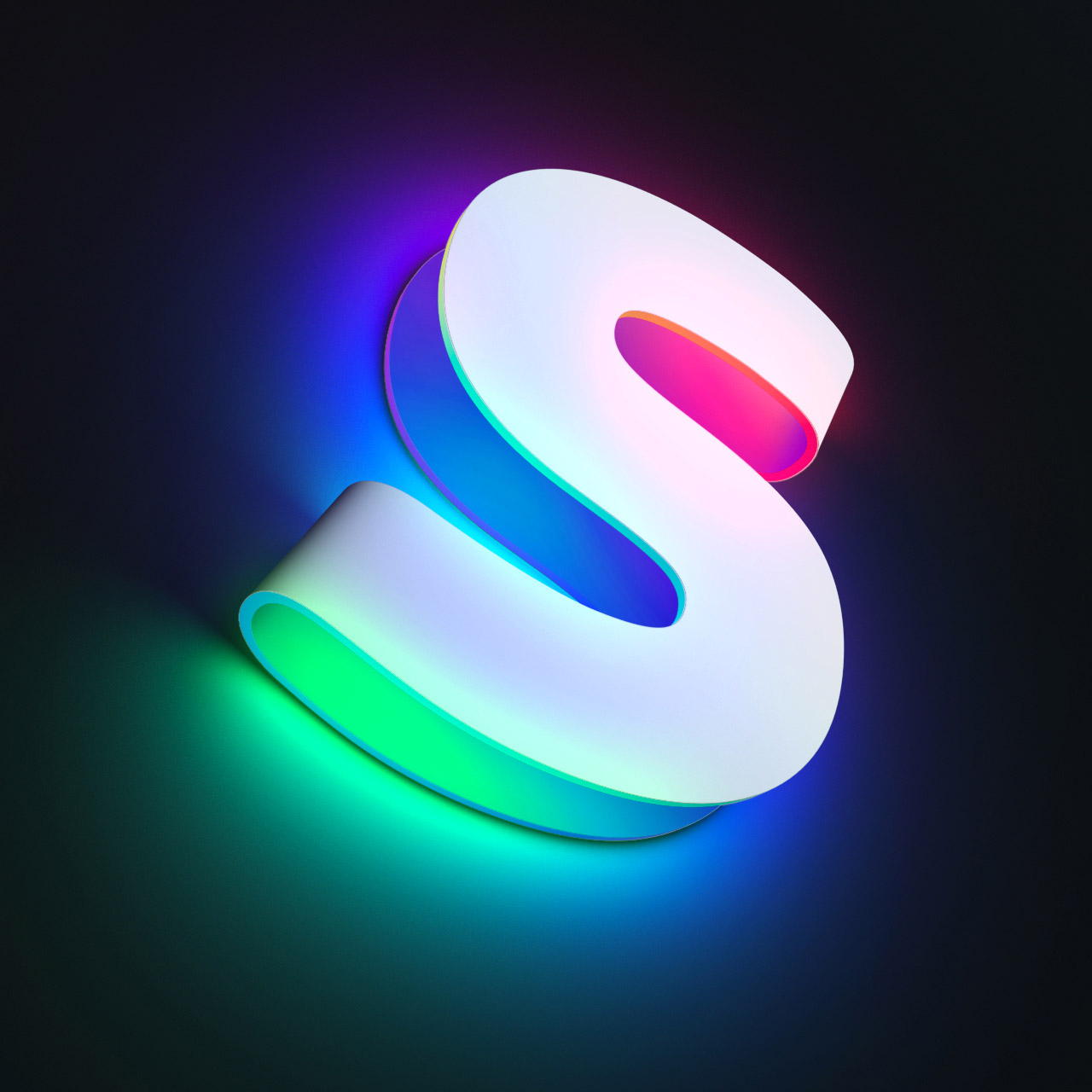 3D letter